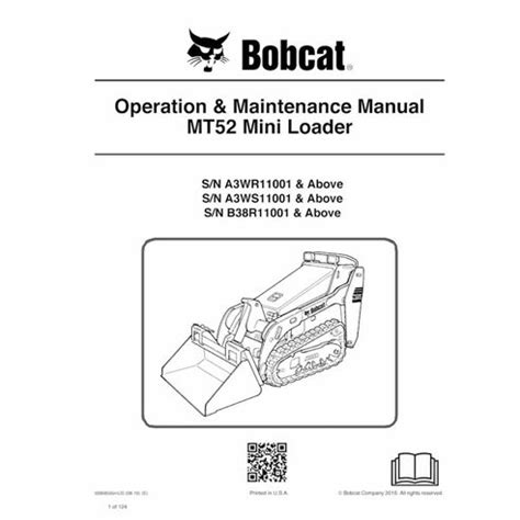 bobcat mt52 track tension|bobcat mt52 manual.